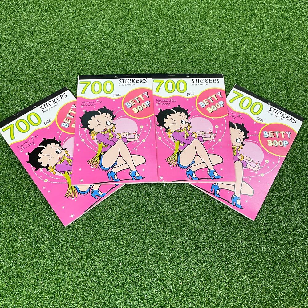 Vintage Lot Betty Boop Character Stickers